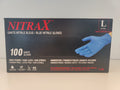 Nitrax Nitrile Blue 5 Mil Textured Disposable Gloves